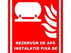 Placuta pentru rezervor de apa instalatie fixa de stingere a incendiilor